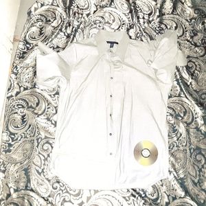 new EXPRESS large mens gray shirt